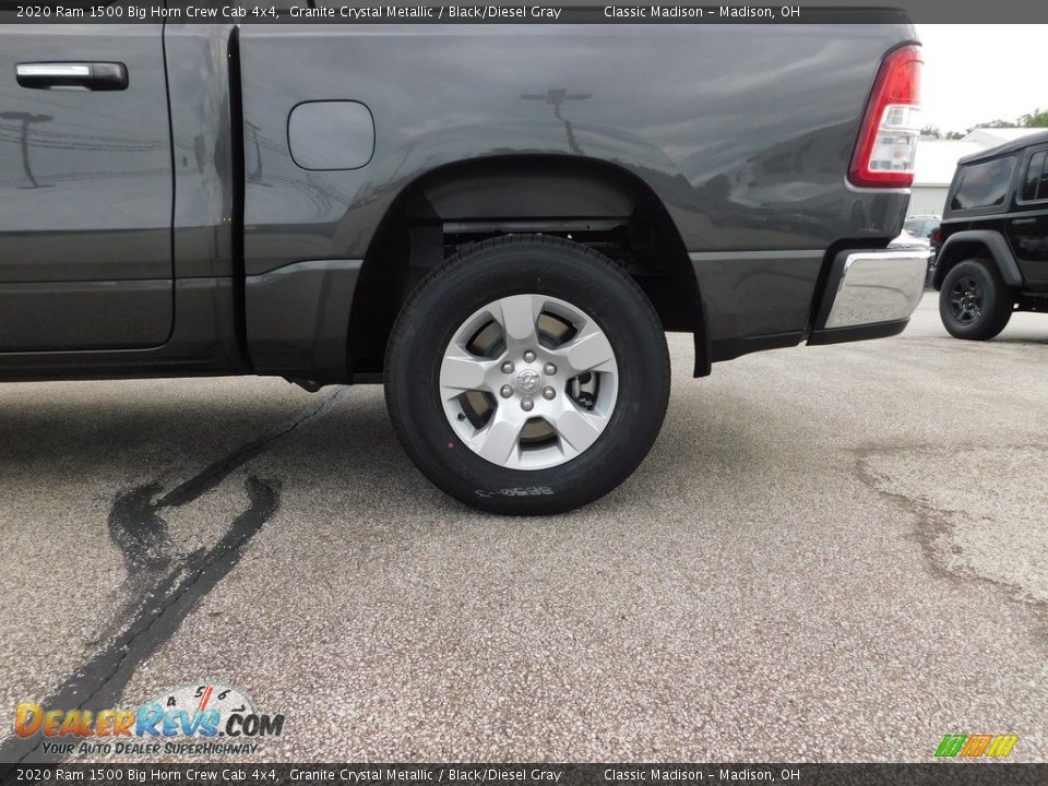 2020 Ram 1500 Big Horn Crew Cab 4x4 Granite Crystal Metallic / Black/Diesel Gray Photo #13