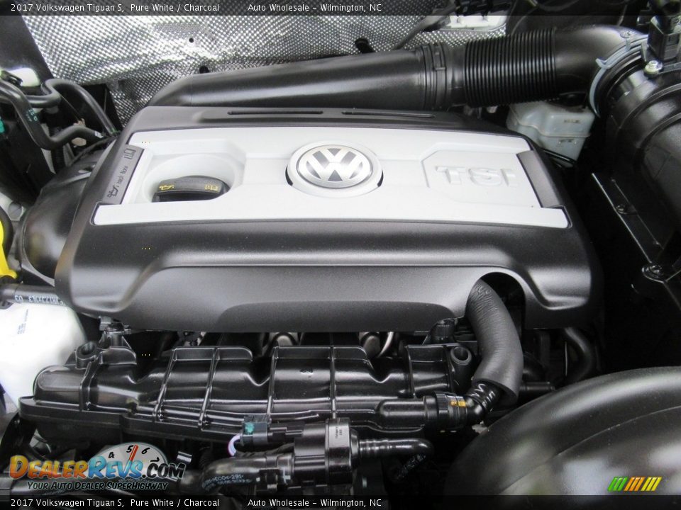 2017 Volkswagen Tiguan S Pure White / Charcoal Photo #6