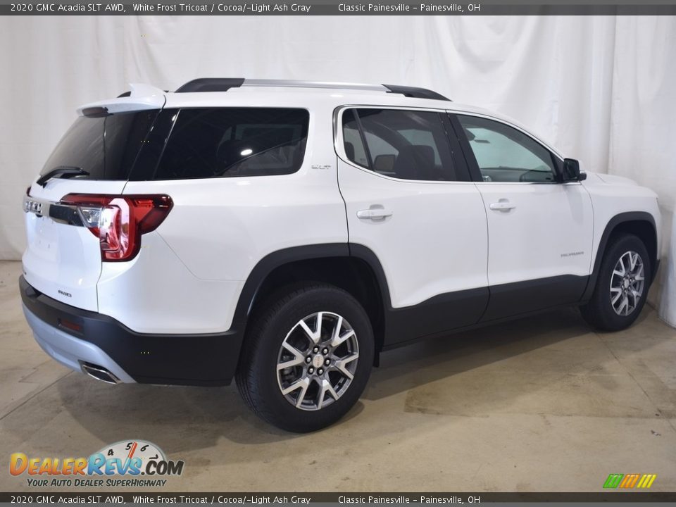 2020 GMC Acadia SLT AWD White Frost Tricoat / Cocoa/­Light Ash Gray Photo #2