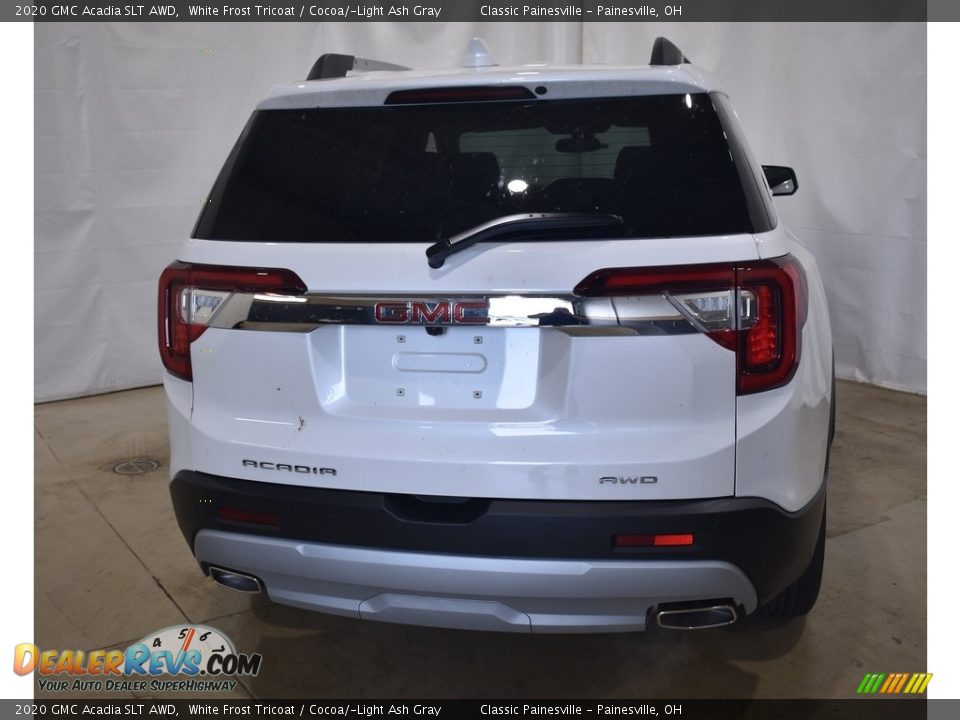 2020 GMC Acadia SLT AWD White Frost Tricoat / Cocoa/­Light Ash Gray Photo #3