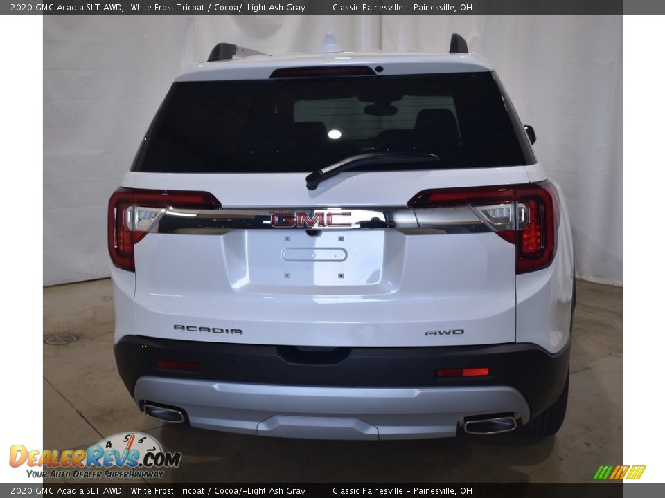 2020 GMC Acadia SLT AWD White Frost Tricoat / Cocoa/­Light Ash Gray Photo #3