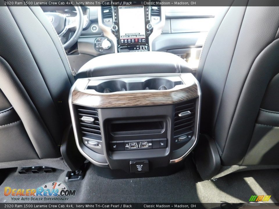 2020 Ram 1500 Laramie Crew Cab 4x4 Ivory White Tri-Coat Pearl / Black Photo #13