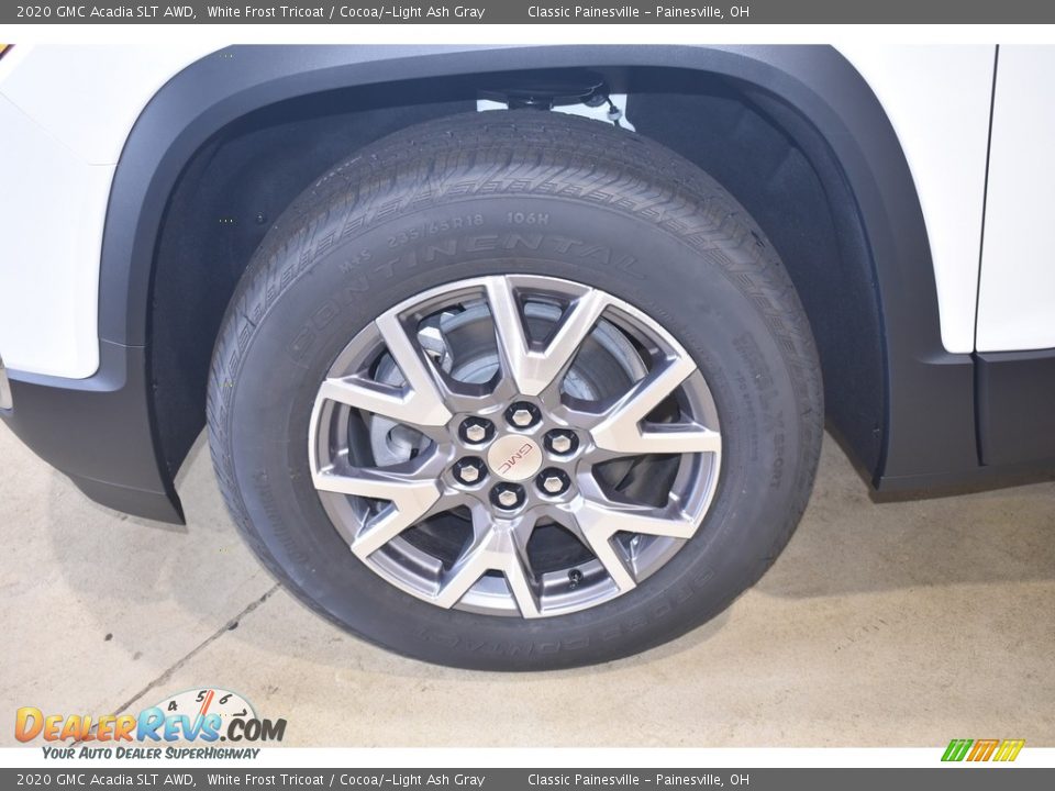 2020 GMC Acadia SLT AWD White Frost Tricoat / Cocoa/­Light Ash Gray Photo #5