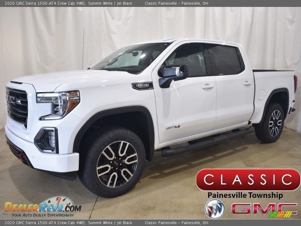 2020 GMC Sierra 1500 AT4 Crew Cab 4WD Summit White / Jet Black Photo #1