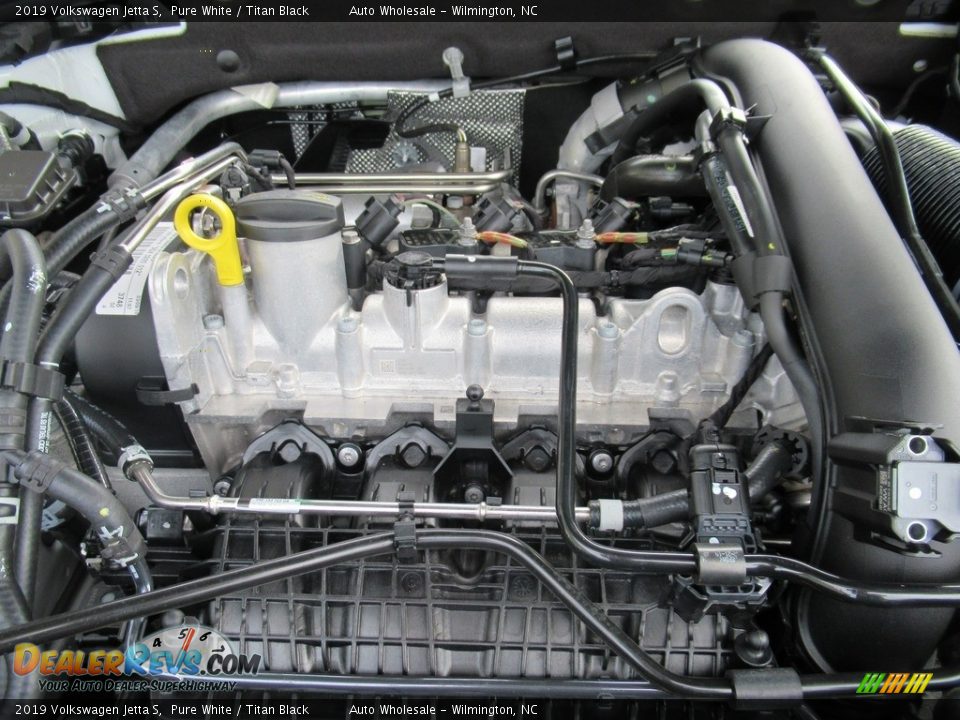 2019 Volkswagen Jetta S Pure White / Titan Black Photo #6