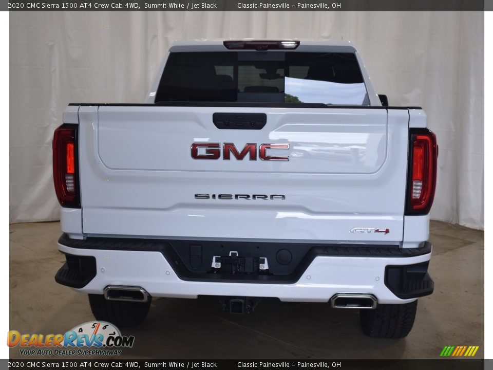 2020 GMC Sierra 1500 AT4 Crew Cab 4WD Summit White / Jet Black Photo #3
