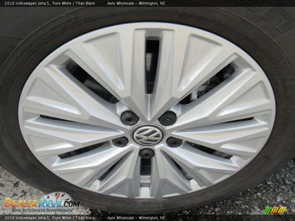2019 Volkswagen Jetta S Pure White / Titan Black Photo #7