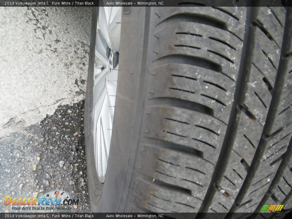 2019 Volkswagen Jetta S Pure White / Titan Black Photo #8