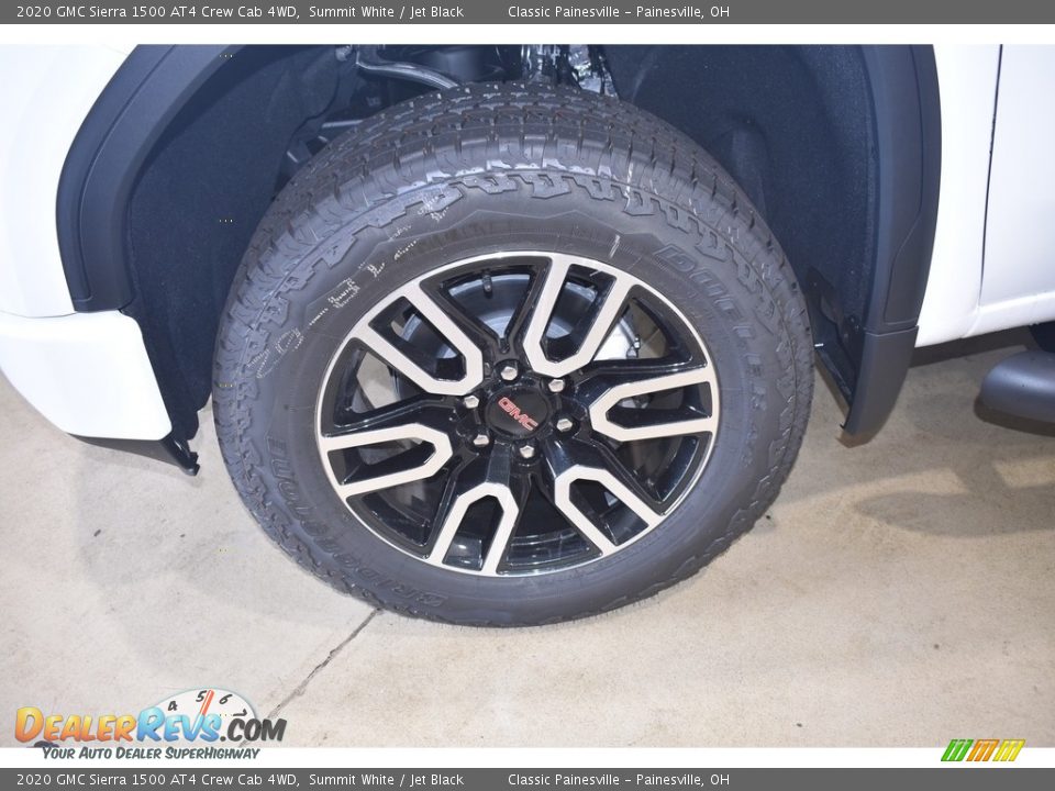 2020 GMC Sierra 1500 AT4 Crew Cab 4WD Summit White / Jet Black Photo #5