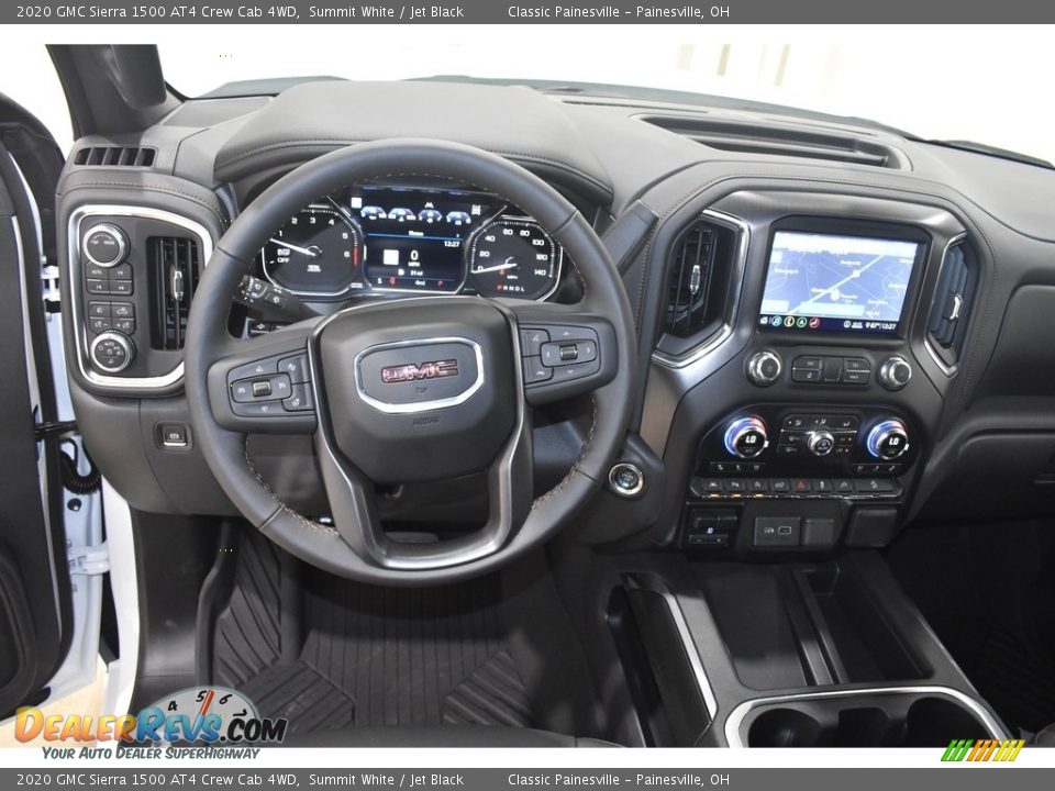 2020 GMC Sierra 1500 AT4 Crew Cab 4WD Summit White / Jet Black Photo #8