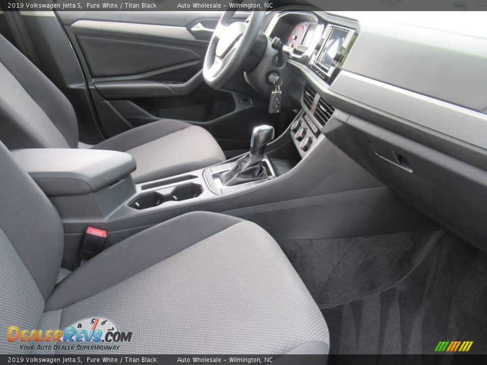 2019 Volkswagen Jetta S Pure White / Titan Black Photo #13