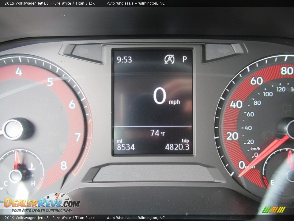 2019 Volkswagen Jetta S Pure White / Titan Black Photo #16