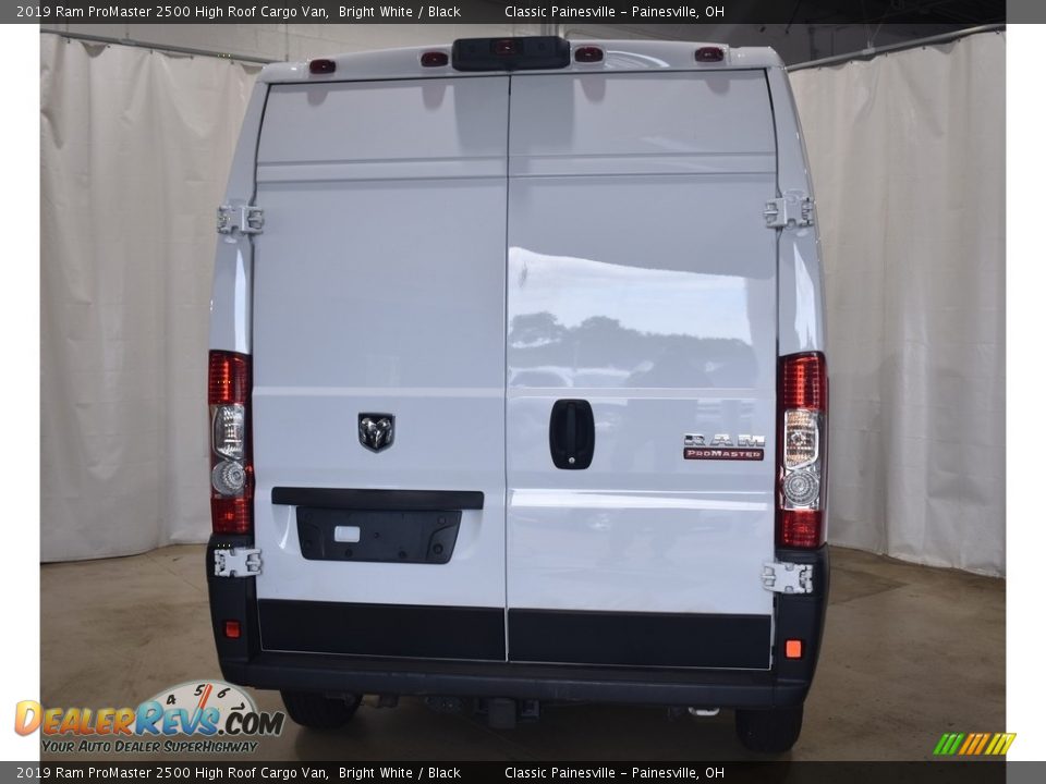 2019 Ram ProMaster 2500 High Roof Cargo Van Bright White / Black Photo #3