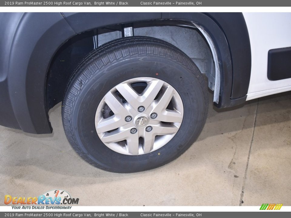 2019 Ram ProMaster 2500 High Roof Cargo Van Bright White / Black Photo #5