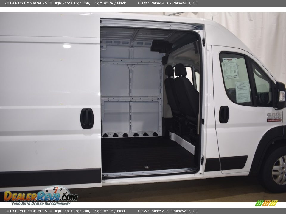 2019 Ram ProMaster 2500 High Roof Cargo Van Bright White / Black Photo #7
