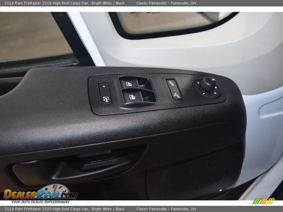 2019 Ram ProMaster 2500 High Roof Cargo Van Bright White / Black Photo #8