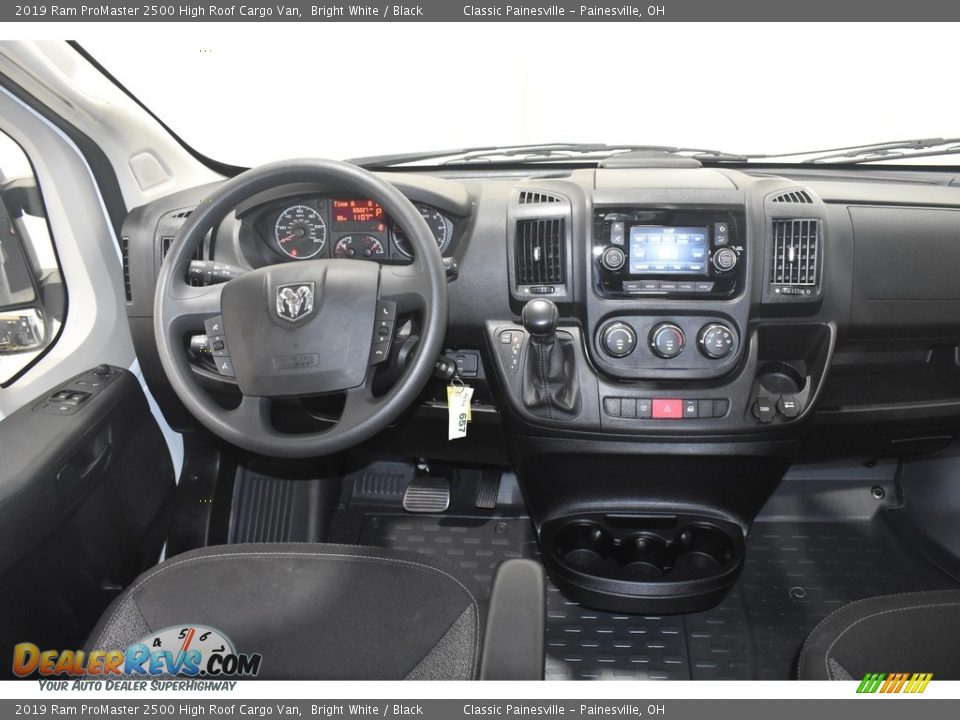 2019 Ram ProMaster 2500 High Roof Cargo Van Bright White / Black Photo #9