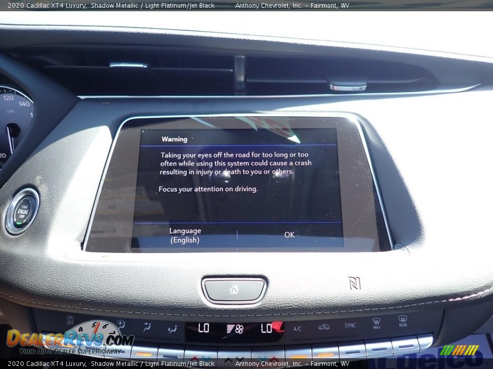 2020 Cadillac XT4 Luxury Shadow Metallic / Light Platinum/Jet Black Photo #14