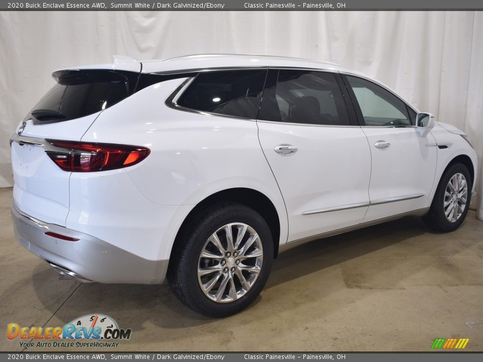 2020 Buick Enclave Essence AWD Summit White / Dark Galvinized/Ebony Photo #2