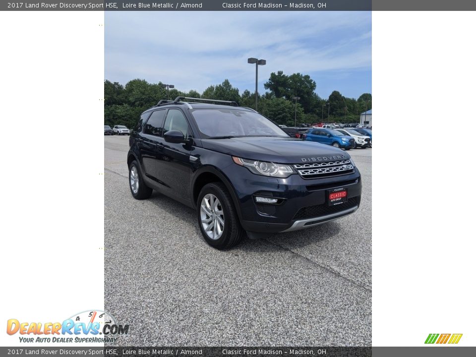 2017 Land Rover Discovery Sport HSE Loire Blue Metallic / Almond Photo #3