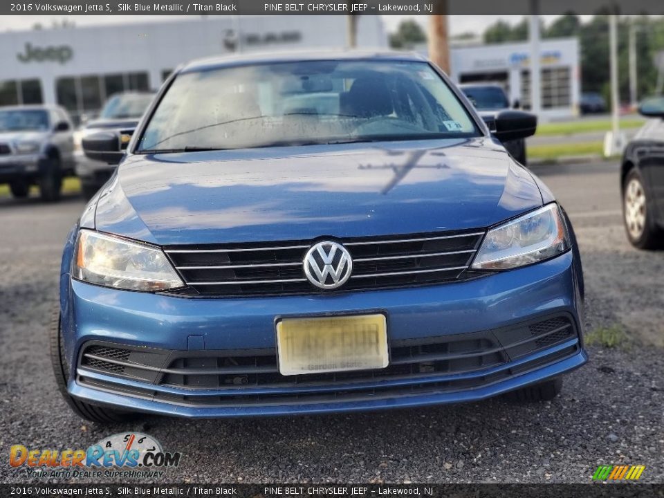 2016 Volkswagen Jetta S Silk Blue Metallic / Titan Black Photo #2