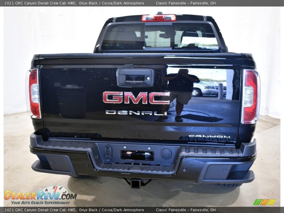 2021 GMC Canyon Denali Crew Cab 4WD Onyx Black / Cocoa/Dark Atmosphere Photo #3