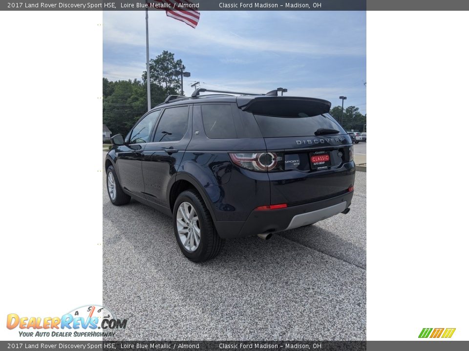 2017 Land Rover Discovery Sport HSE Loire Blue Metallic / Almond Photo #7