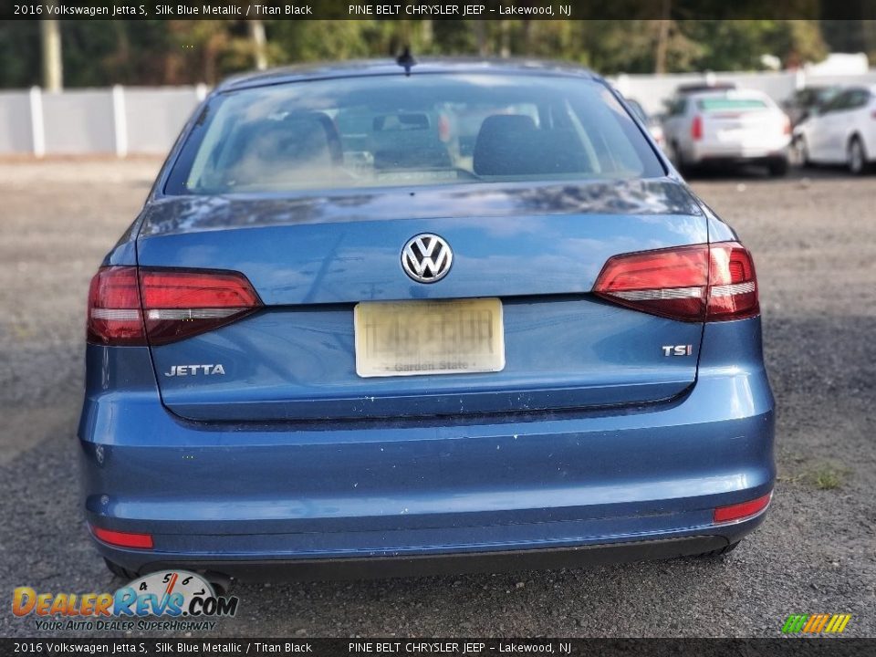 2016 Volkswagen Jetta S Silk Blue Metallic / Titan Black Photo #3