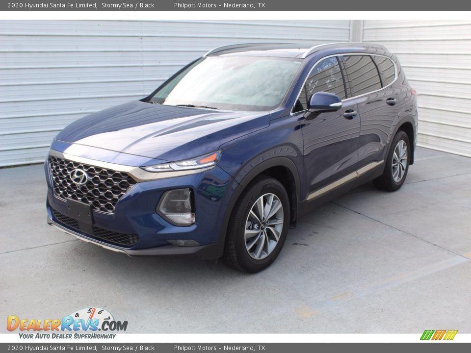 2020 Hyundai Santa Fe Limited Stormy Sea / Black Photo #4