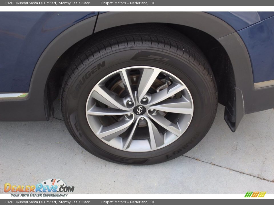 2020 Hyundai Santa Fe Limited Stormy Sea / Black Photo #6