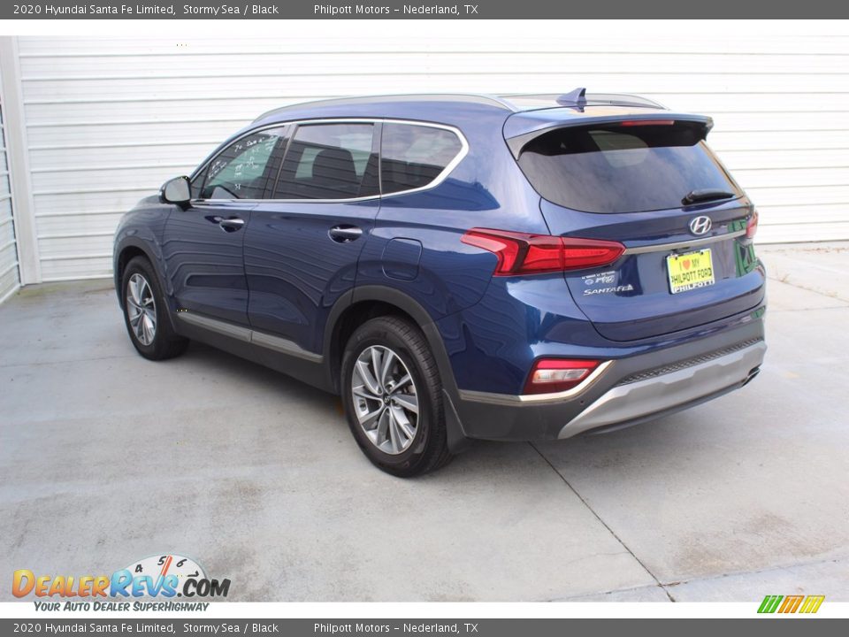 2020 Hyundai Santa Fe Limited Stormy Sea / Black Photo #8