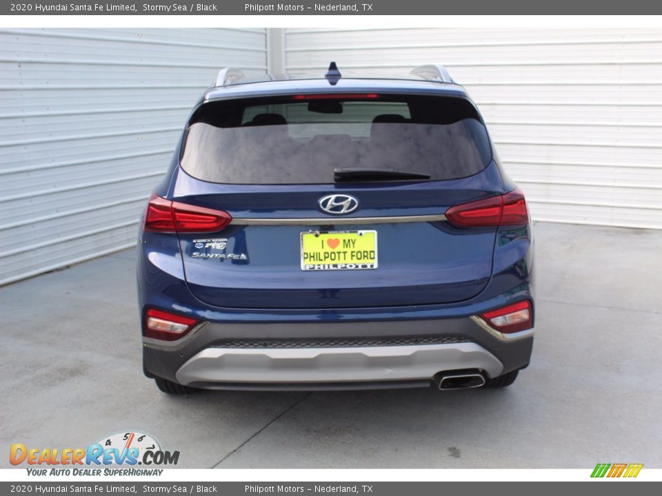 2020 Hyundai Santa Fe Limited Stormy Sea / Black Photo #9