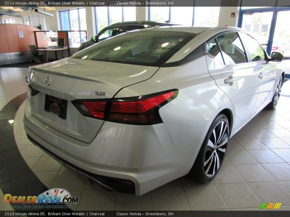 2019 Nissan Altima SR Brilliant Silver Metallic / Charcoal Photo #7