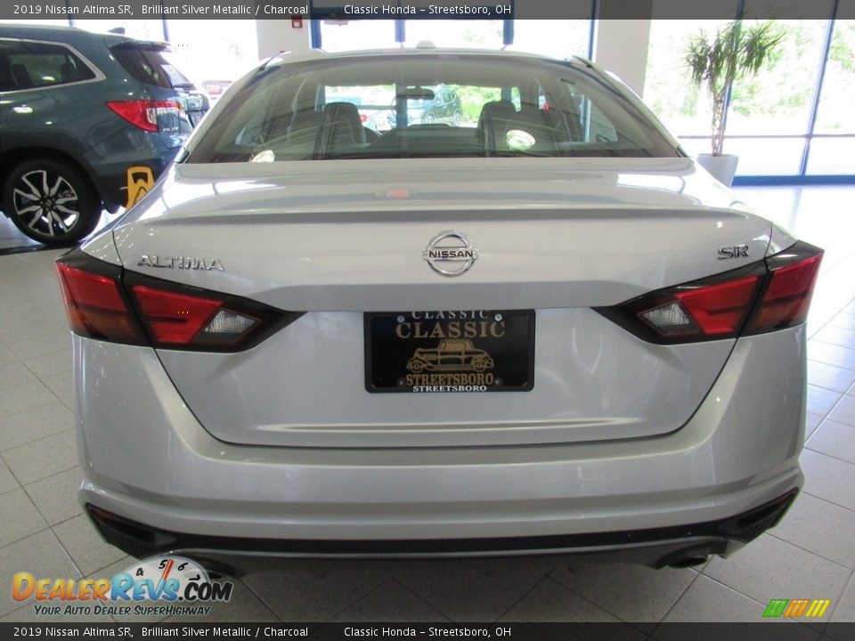 2019 Nissan Altima SR Brilliant Silver Metallic / Charcoal Photo #8