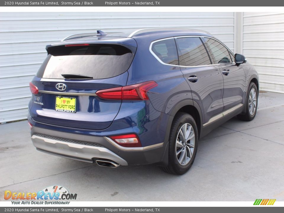 2020 Hyundai Santa Fe Limited Stormy Sea / Black Photo #10