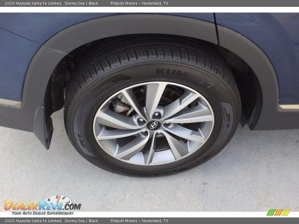 2020 Hyundai Santa Fe Limited Stormy Sea / Black Photo #11