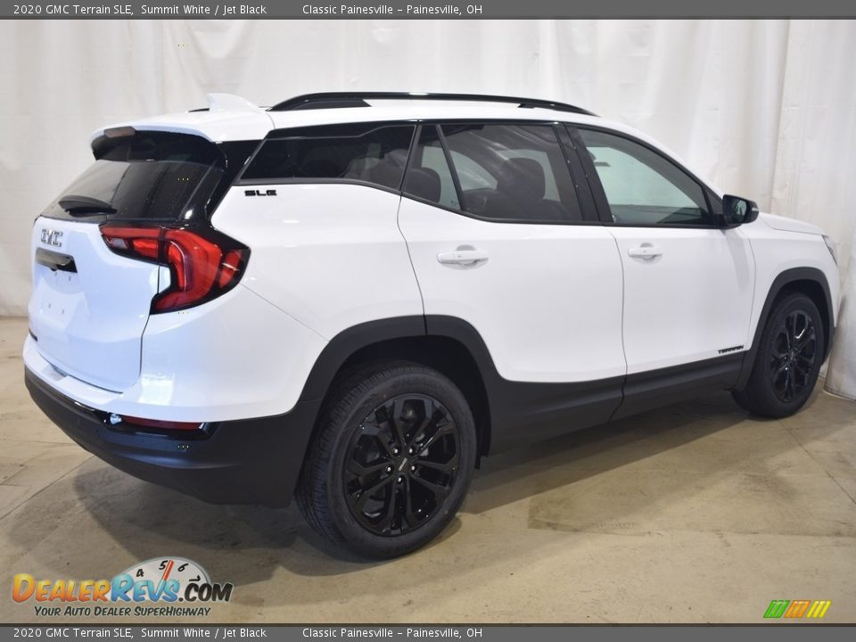 2020 GMC Terrain SLE Summit White / Jet Black Photo #2