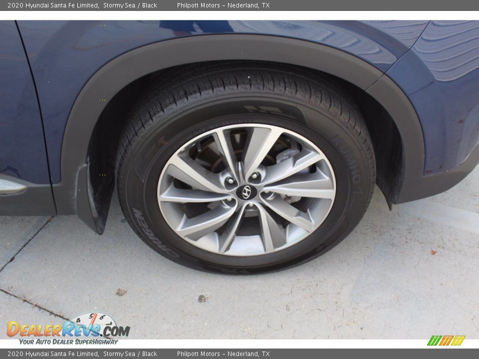 2020 Hyundai Santa Fe Limited Stormy Sea / Black Photo #12