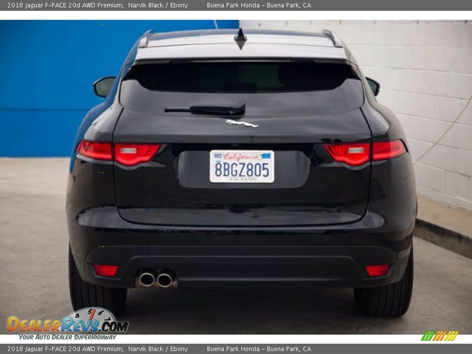 2018 Jaguar F-PACE 20d AWD Premium Narvik Black / Ebony Photo #11