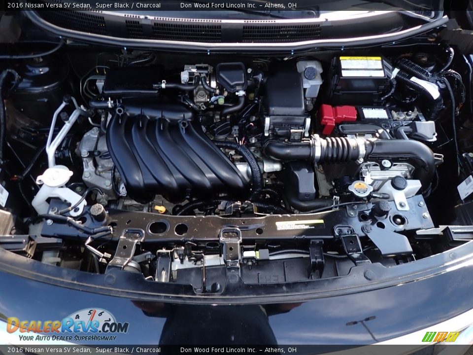 2016 Nissan Versa SV Sedan 1.6 Liter DOHC 16-Valve CVTCS 4 Cylinder Engine Photo #6