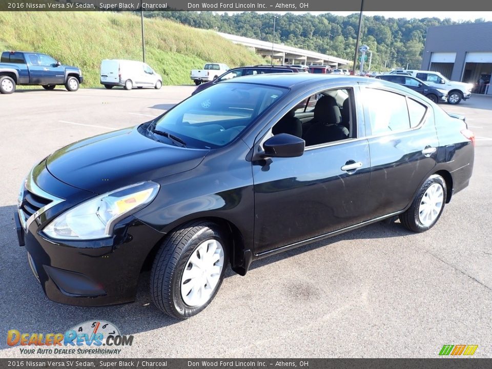 Super Black 2016 Nissan Versa SV Sedan Photo #7