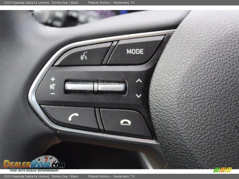 2020 Hyundai Santa Fe Limited Stormy Sea / Black Photo #16