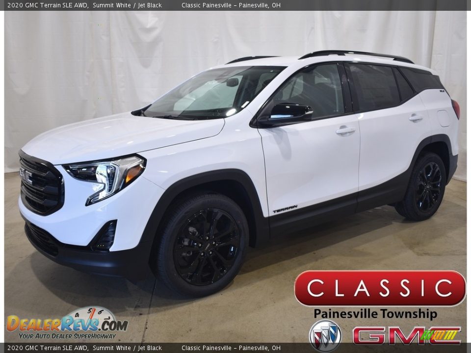 2020 GMC Terrain SLE AWD Summit White / Jet Black Photo #1