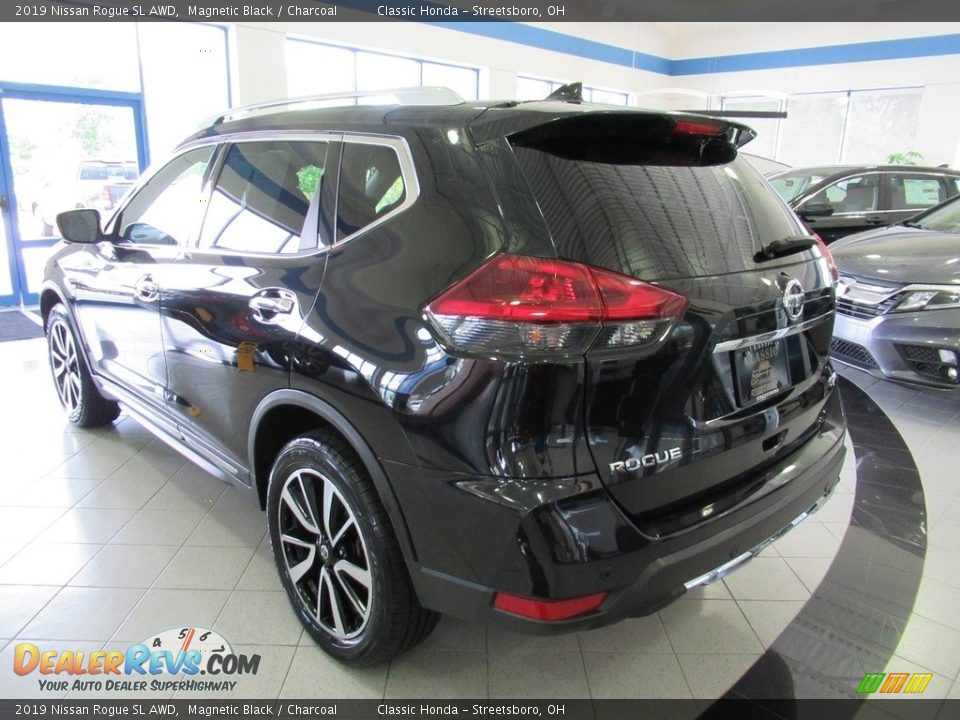 2019 Nissan Rogue SL AWD Magnetic Black / Charcoal Photo #9