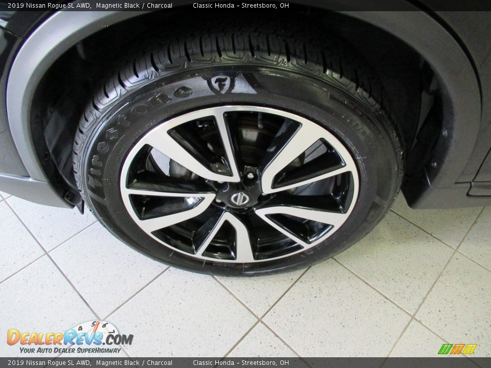 2019 Nissan Rogue SL AWD Magnetic Black / Charcoal Photo #12