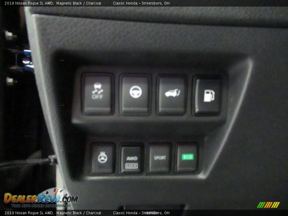 2019 Nissan Rogue SL AWD Magnetic Black / Charcoal Photo #28