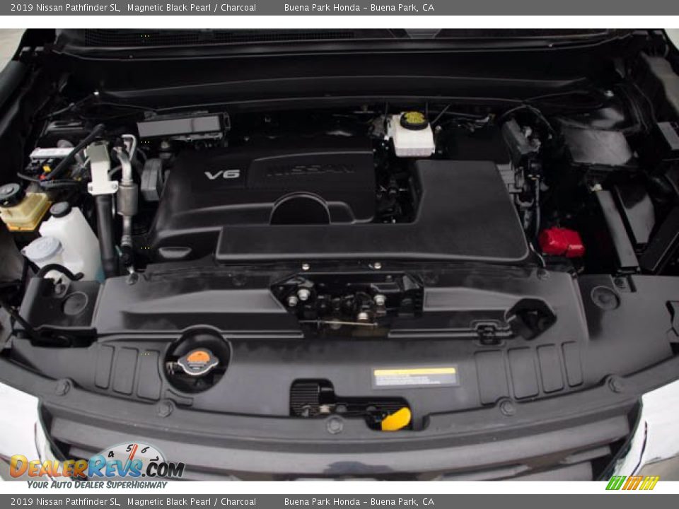 2019 Nissan Pathfinder SL Magnetic Black Pearl / Charcoal Photo #33