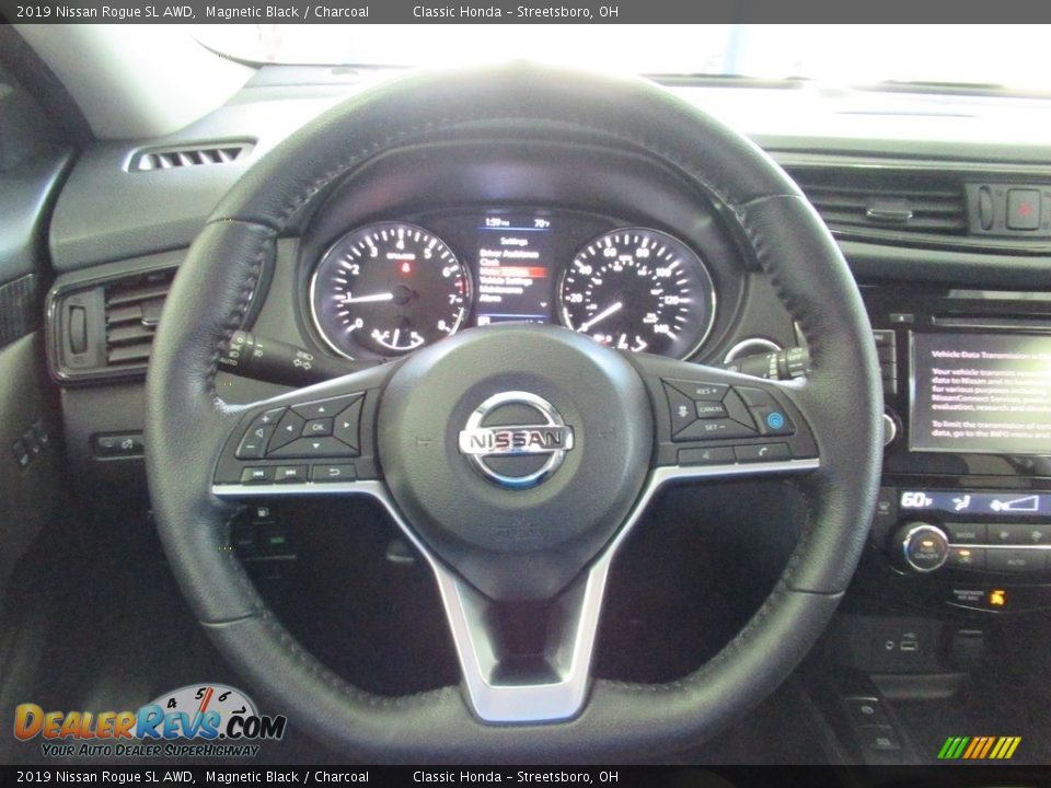 2019 Nissan Rogue SL AWD Magnetic Black / Charcoal Photo #29