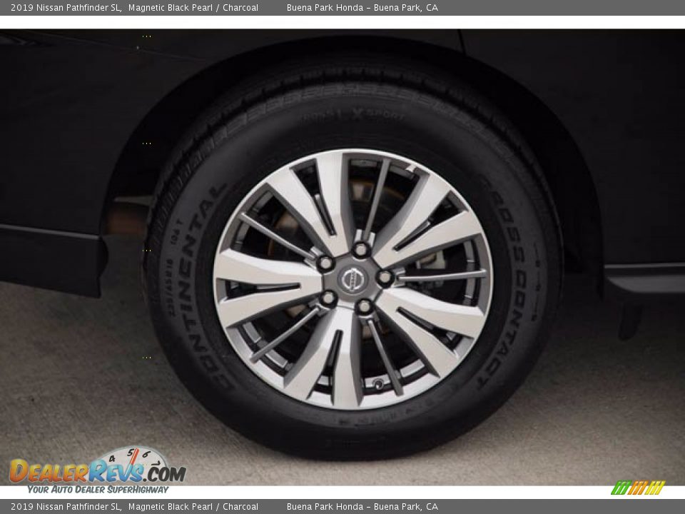 2019 Nissan Pathfinder SL Magnetic Black Pearl / Charcoal Photo #34