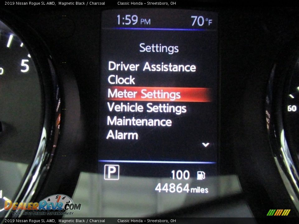 2019 Nissan Rogue SL AWD Magnetic Black / Charcoal Photo #31